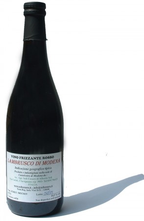 Bottiglia di Lambrusco